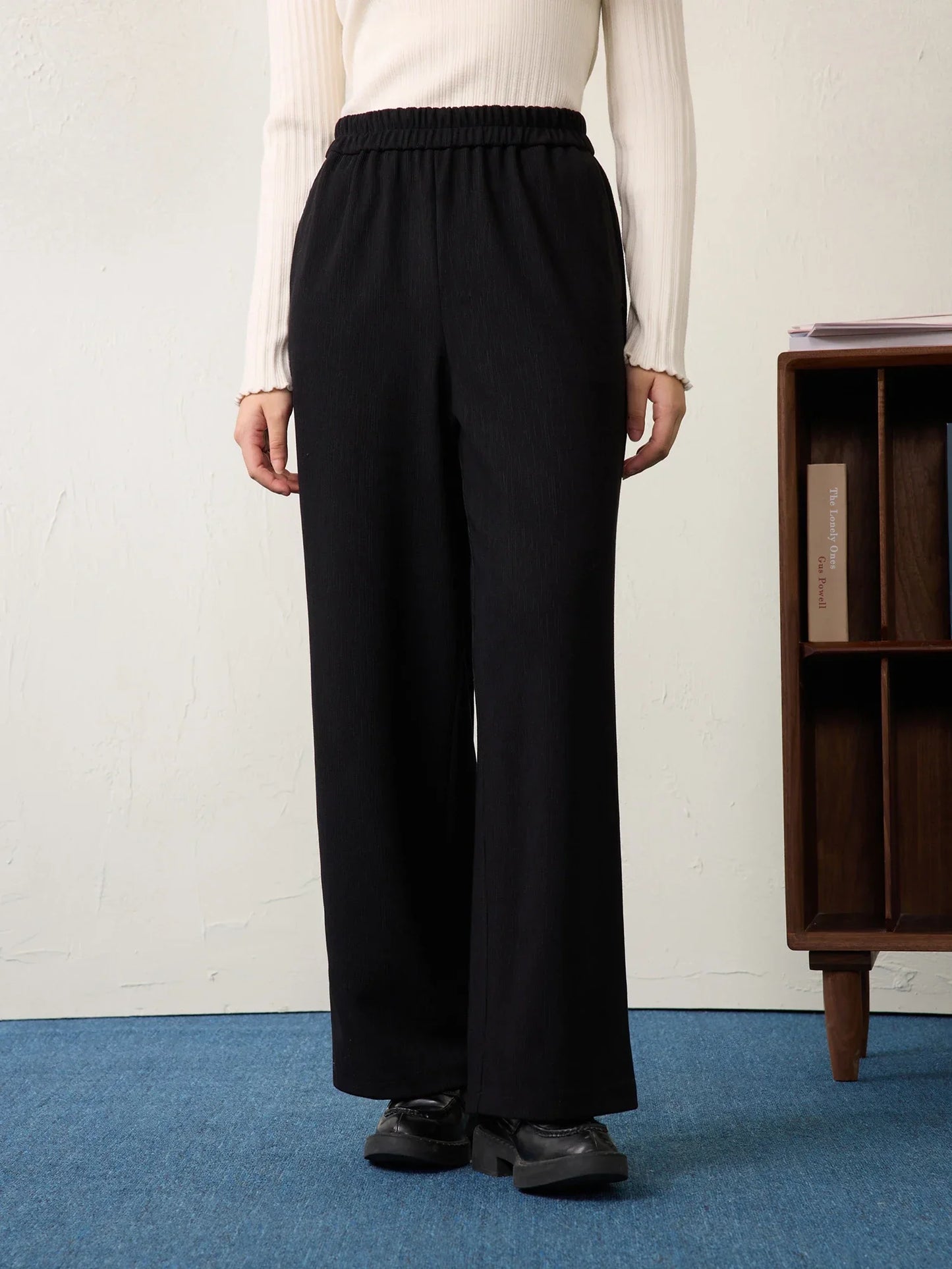 Saviig Beige Straight Trousers - Women's Spring Casual Pants