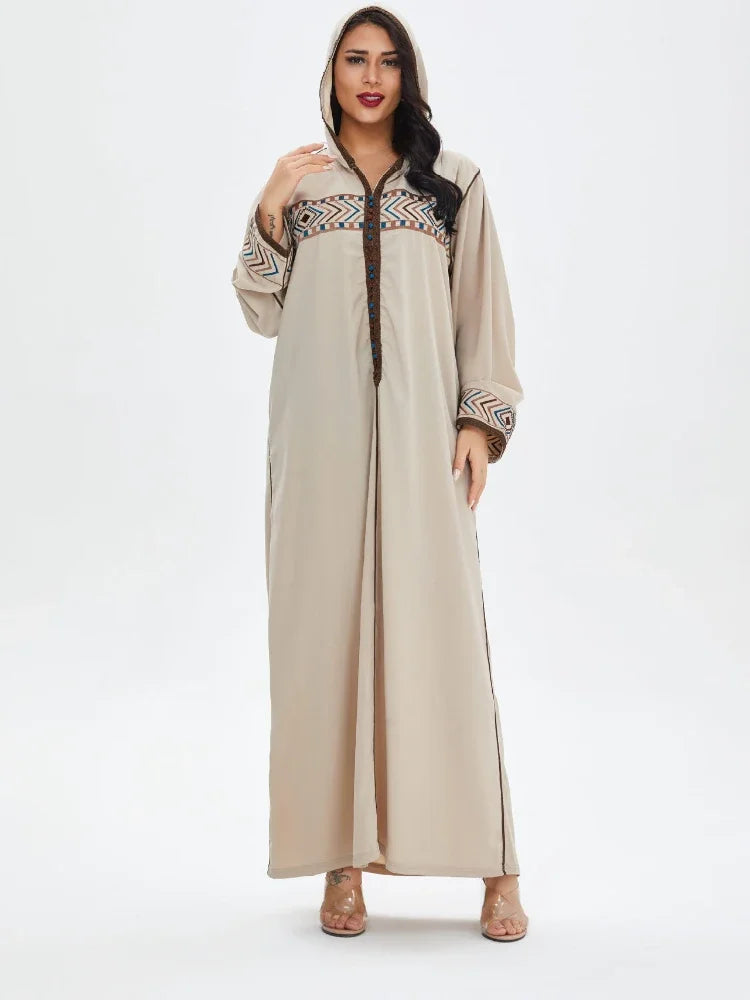 Saviig Hooded Abaya | Elegant Ramadan Turkey Dress for Women