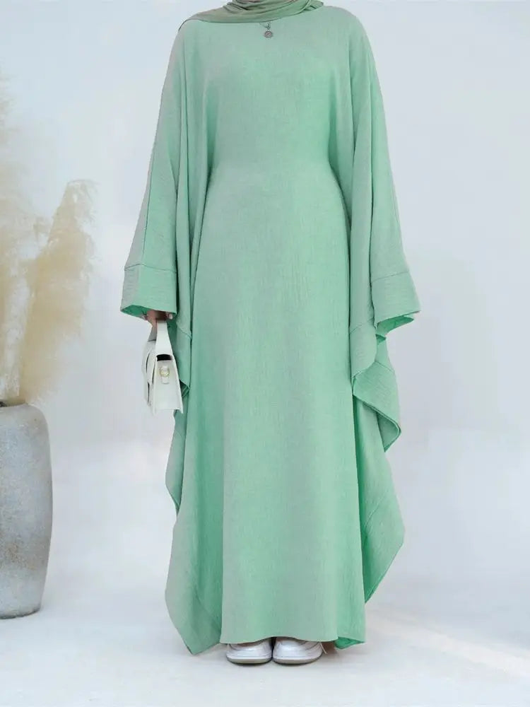 Saviig Ramadan Plus Size Kimar Kebaya Abaya Muslim Modest Dress for Women