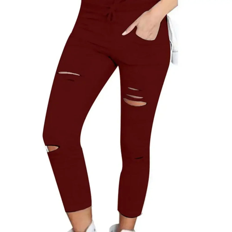 Saviig High Waisted Stretchy Cargo Pants for Women