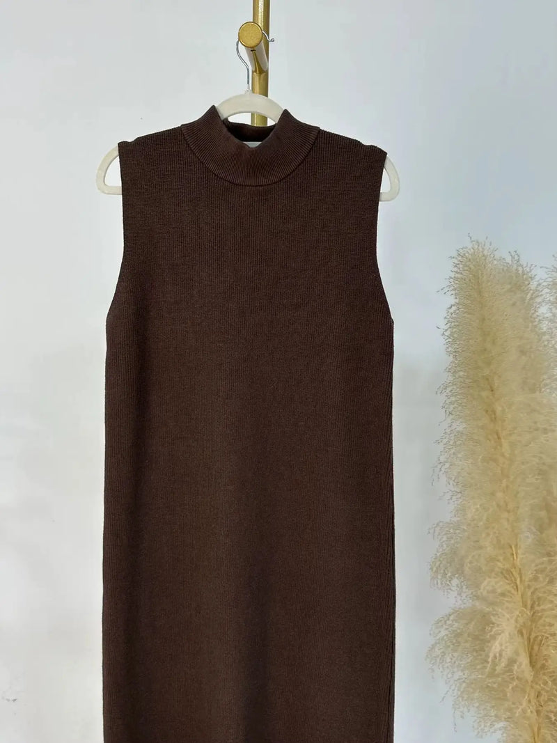 Saviig Winter Thicken Knit Abaya Cardigan for Muslim Women