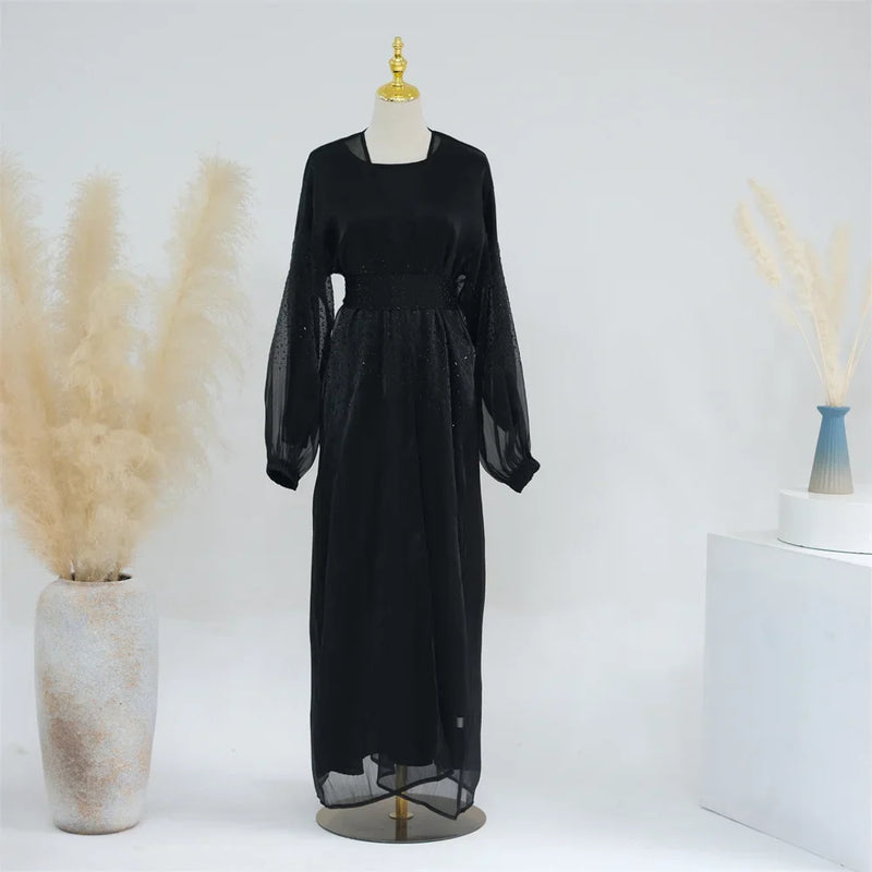 Saviig Ramadan Kaftan Abaya 2 Piece Set for Women
