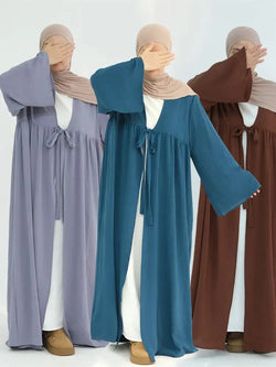 Saviig Ramadan Eid Modest Abaya Dubai Muslim DressOMETRY Women's Kaftan