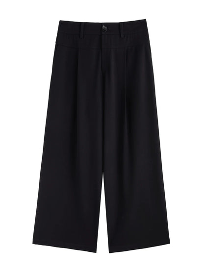 Saviig High Waist Straight Slim Pants Spring 2025 Chic Design
