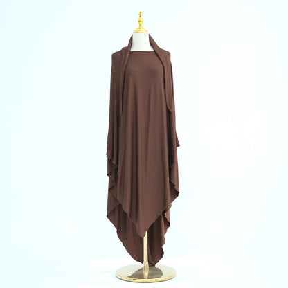 Stretchy Khimar Hijab by Saviig - Modest Islamic Headcover for Muslim Women