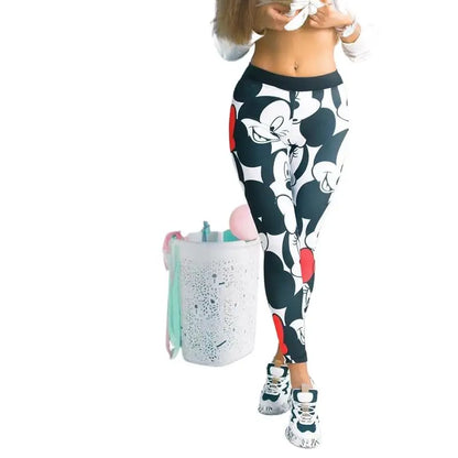 Saviig Cartoon Yoga Leggings for Women