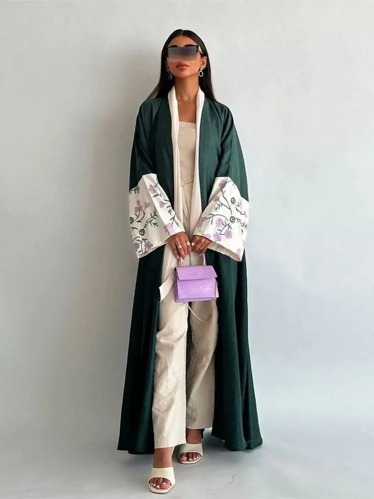 Saviig Luxe Kimono Abaya for Modest Muslim Women in Dubai Style