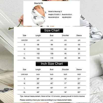 Saviig Satin Kimono Nightgown Sleepwear Nightie for Women Ÿ?? V Neck Long Sleeve Pyjama