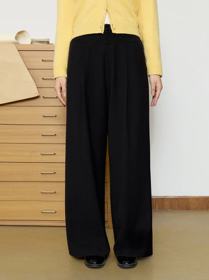 Saviig High Waist Straight Slim Pants Spring 2025 Chic Design