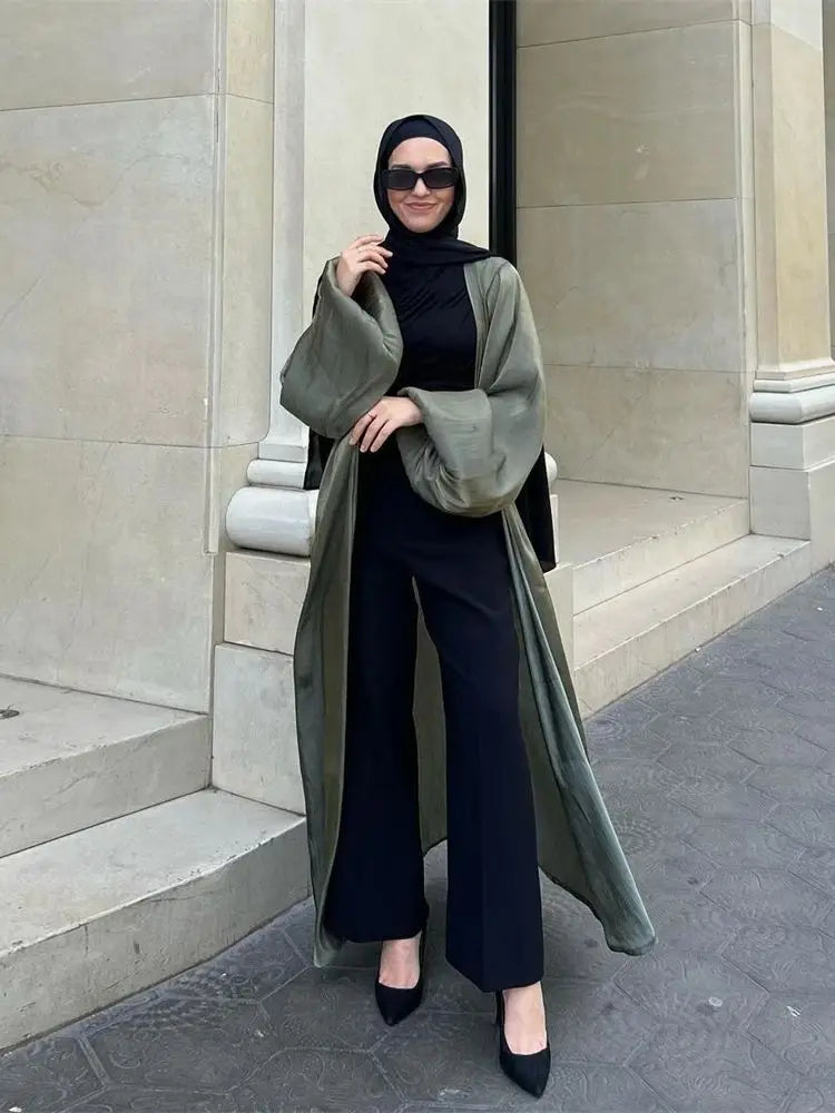 Saviig Ramadan Kimono Abaya Caftan for Women - Elegant African Dress Dubai Style