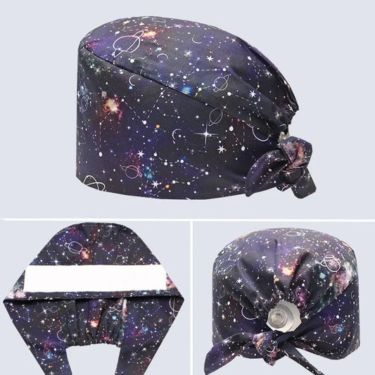 Saviig Starry Sky Healthcare Scrub Cap