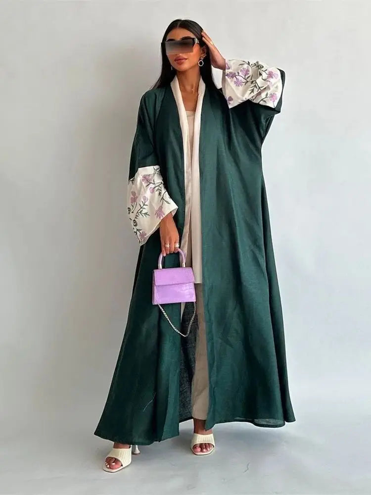 Saviig Luxe Kimono Abaya for Modest Muslim Women in Dubai Style