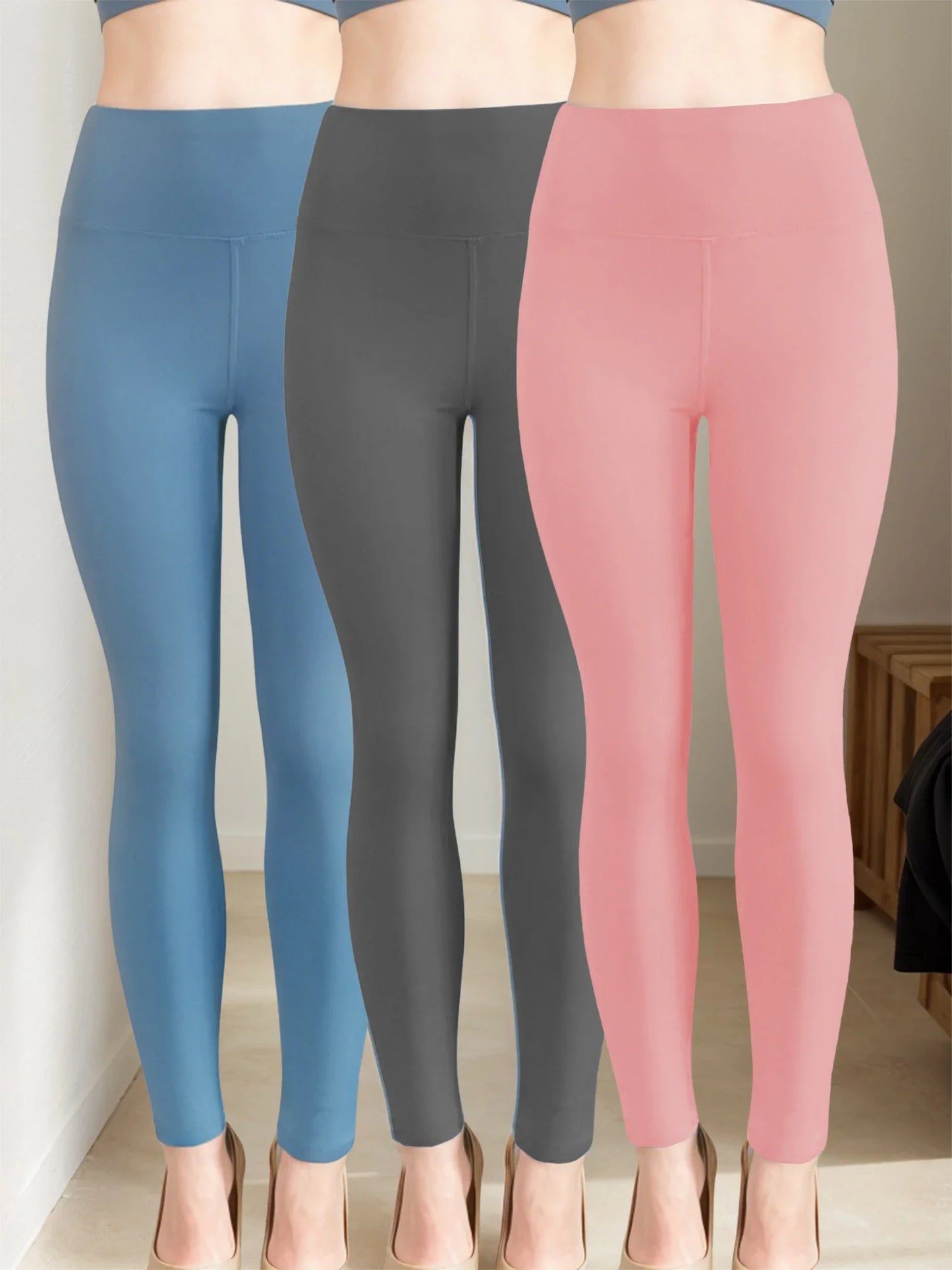 Saviig Tummy Control Impact Leggings for Women: Fitness Sports Workout Tights