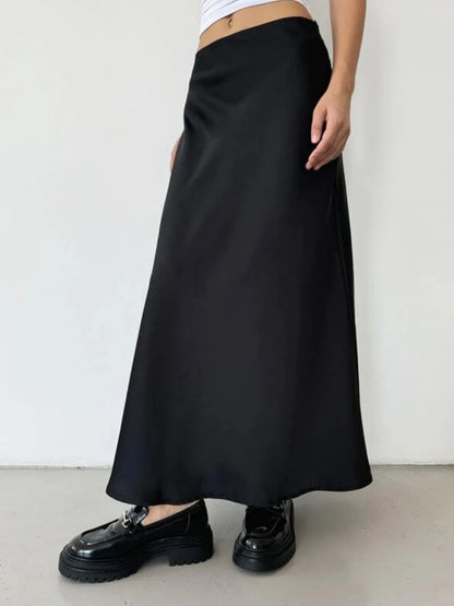 Saviig Solid Color High Waisted Fishtail Skirt for Women - Slim Fit & Comfortable