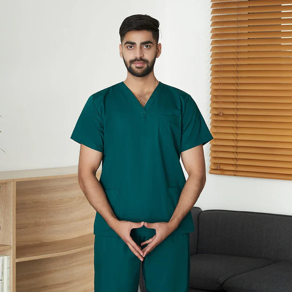 Saviig Surgical Gown Uniform Set for Medical Student Work & Spa Lab