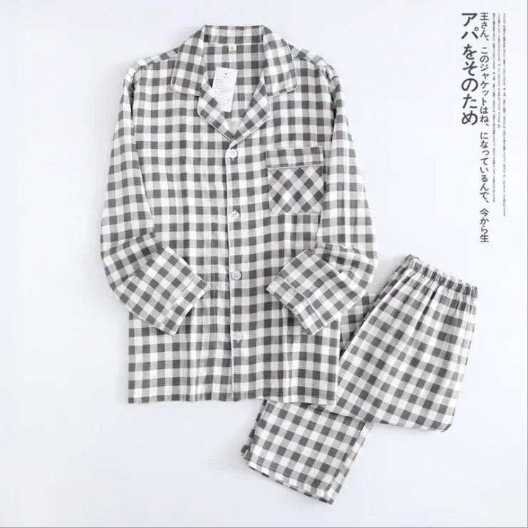 Saviig Maple Leaf Pajama Set - 100% Cotton Sleepwear