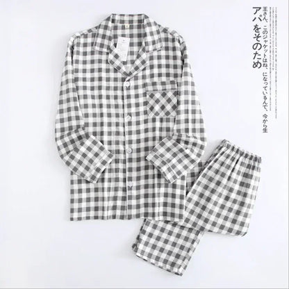Saviig Maple Leaf Pajama Set - 100% Cotton Sleepwear