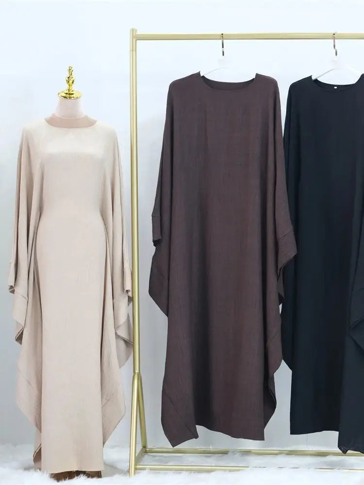 Saviig Ramadan Plus Size Kimar Kebaya Abaya Muslim Modest Dress for Women
