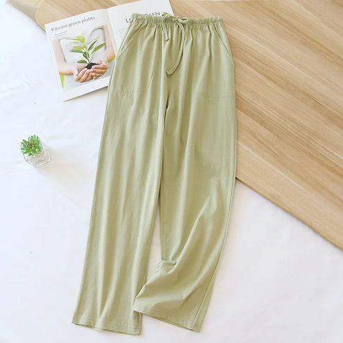 Saviig Cotton Knit Sleep Pants for Women