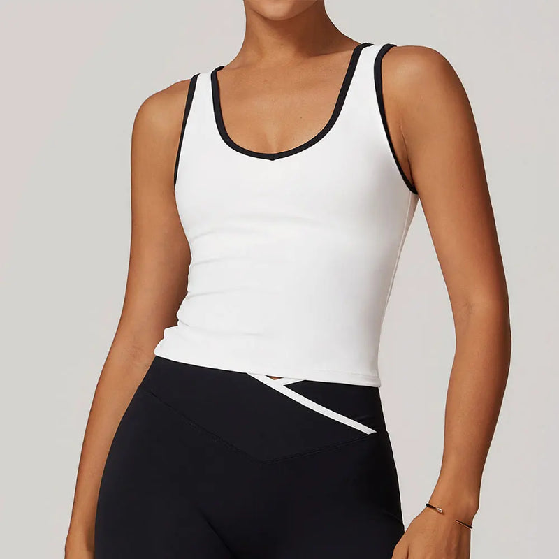 Saviig Push-Up Backless Sports Bra for Yoga Gym Fitness