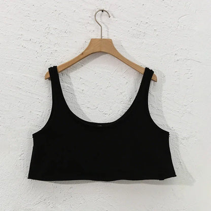 Saviig Backless Cotton Crop Top for Women - Summer 2025 Fashion