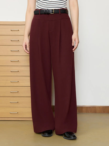 Saviig High Waist Straight Slim Pants Spring 2025 Chic Design