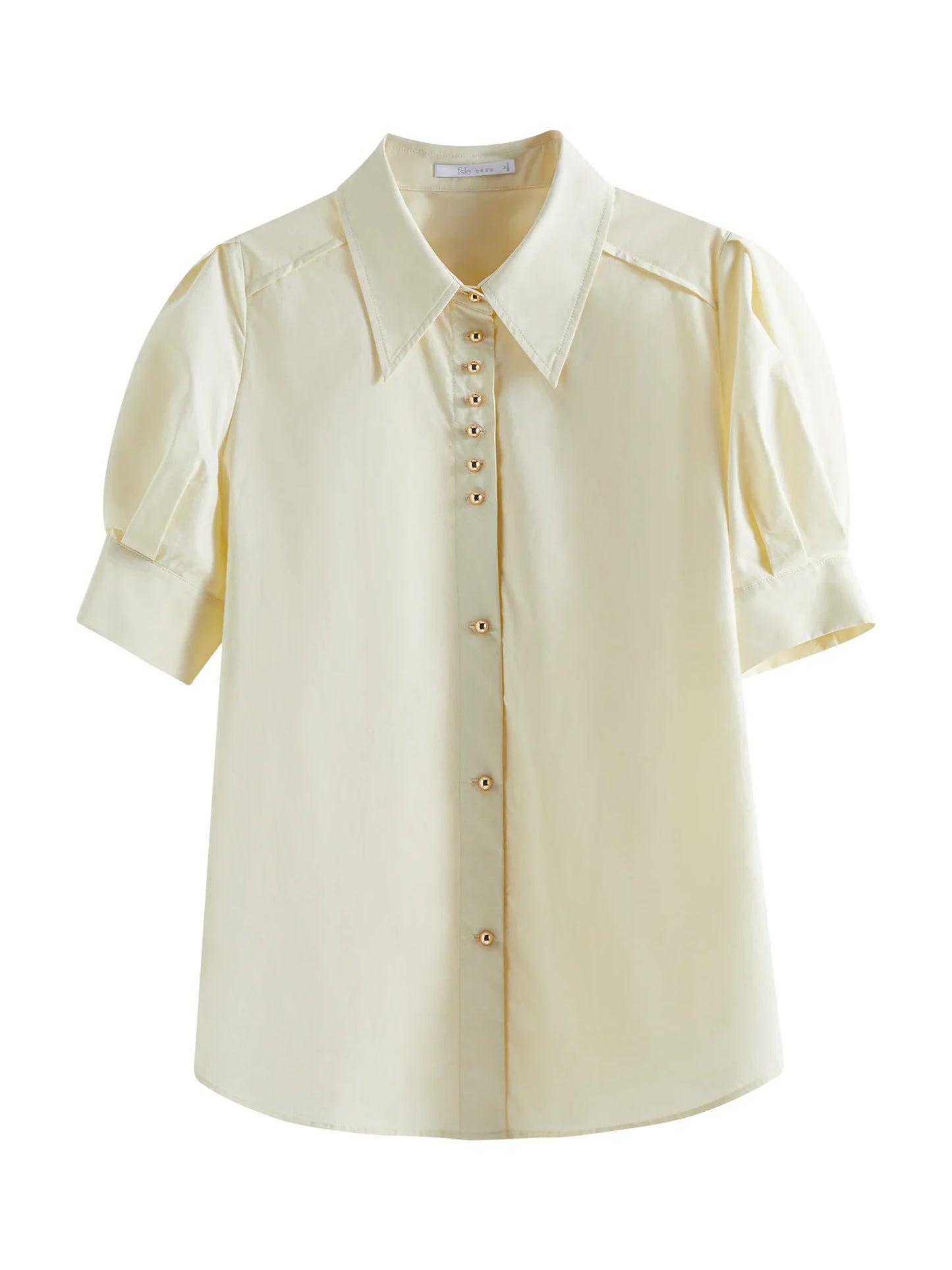 Saviig Elegant Commute Lapel Shirt 2025 Summer Style - 25FS12107