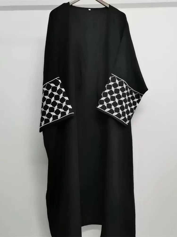 Saviig Eid Abaya Dubai Kaftan Modest Dress Open Kimono Abayas Women Islam