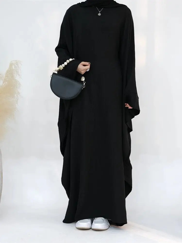 Saviig Ramadan Plus Size Kimar Kebaya Abaya Muslim Modest Dress for Women