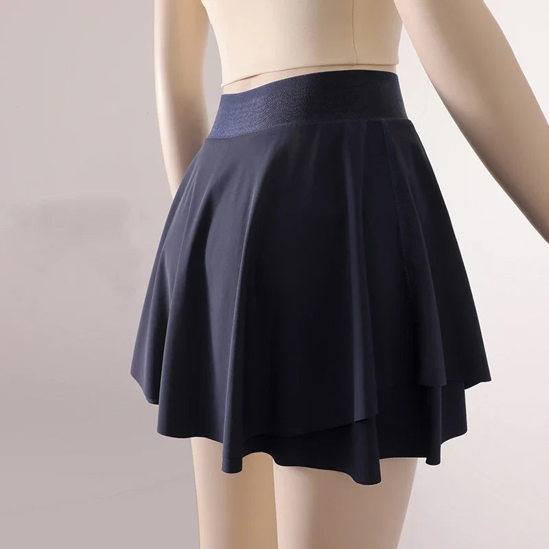Saviig Arc Hip Yoga Dress: Quick-Drying Fitness & Golf Skirt