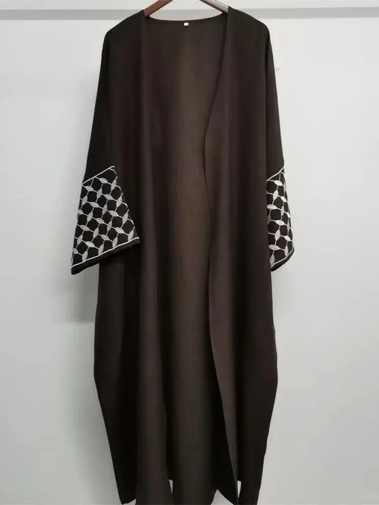 Saviig Eid Abaya Dubai Kaftan Modest Dress Open Kimono Abayas Women Islam