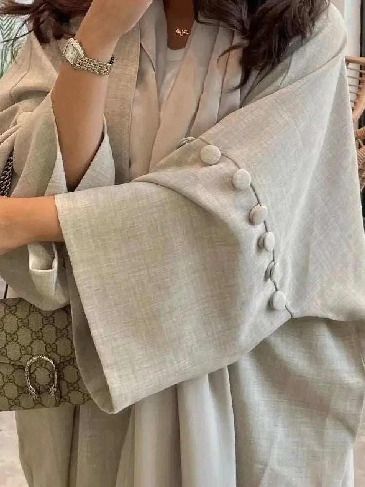Saviig Ramadan Modest Kebaya Kimono Abaya African Kaftan Long Dress