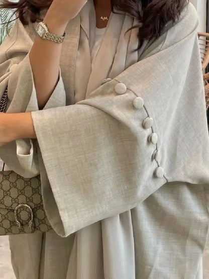 Saviig Ramadan Modest Kebaya Kimono Abaya African Kaftan Long Dress