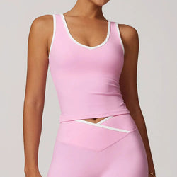 Saviig Push-Up Backless Sports Bra for Yoga Gym Fitness