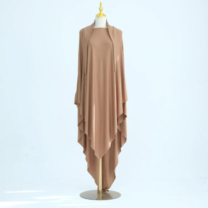 Stretchy Khimar Hijab by Saviig - Modest Islamic Headcover for Muslim Women