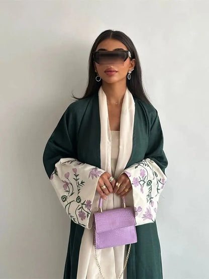 Saviig Luxe Kimono Abaya for Modest Muslim Women in Dubai Style