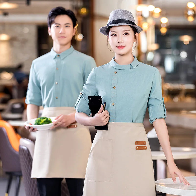 Saviig Chinese Style Hot Pot Restaurant Waiter Uniform