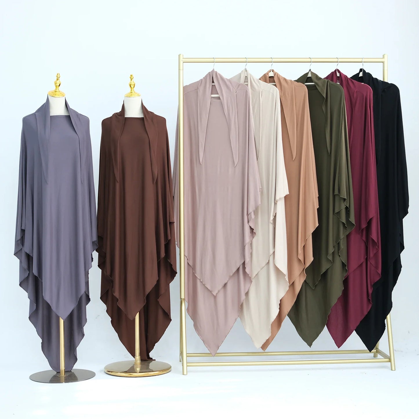 Stretchy Khimar Hijab by Saviig - Modest Islamic Headcover for Muslim Women