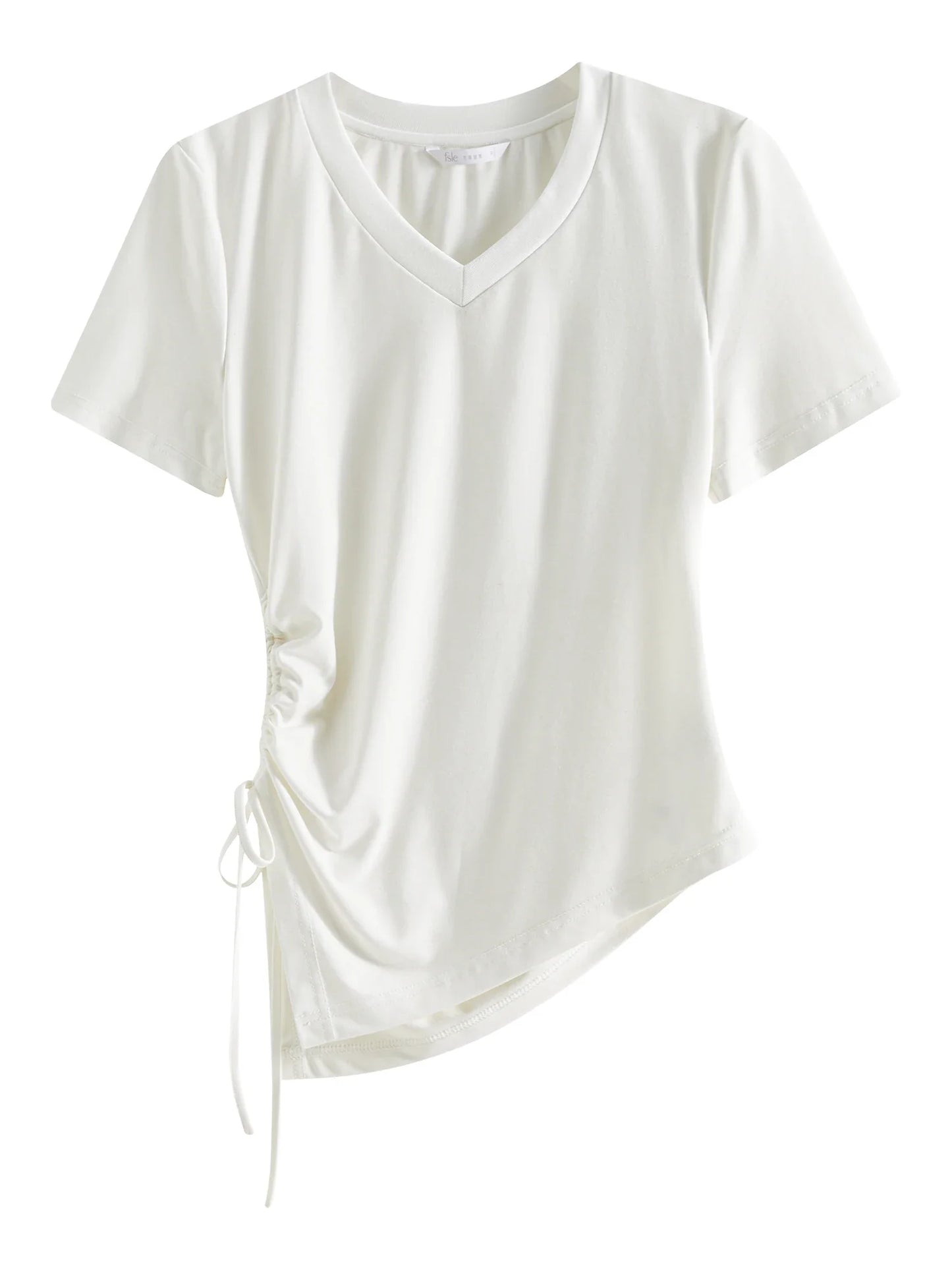 Saviig Edgy Asymmetric Hem Sleeveless Crop Top