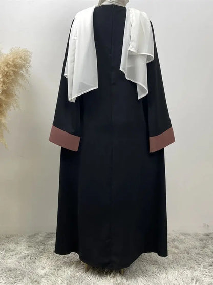 Saviig Luxury Splicing Abaya for Women - Ramadan Eid Muslim Modest Dress