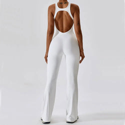 Saviig Women's Yoga Jumpsuit Fitness Romper Stretch Workout Bodysuit