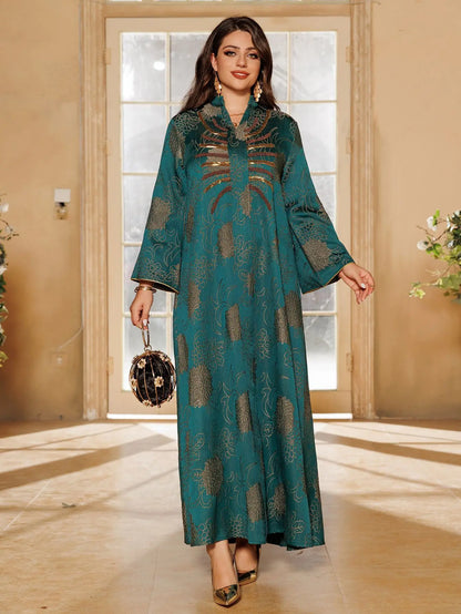 Saviig Ramadan Jalabiya: Luxury Muslim Women Abaya Dress