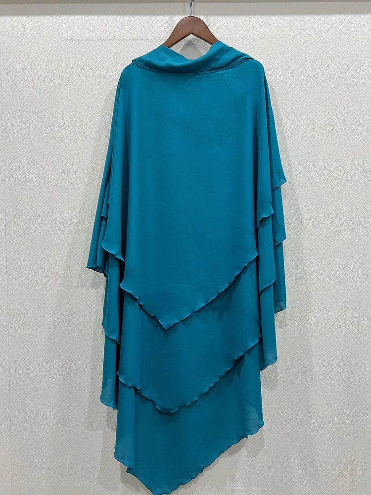 Saviig Ramadan Eid Long Khimar Headscarf Muslim Women's Hijab Jubha Garment