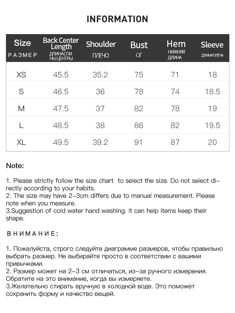 Saviig Knitted Doll Collar Short-sleeve Tee: Chic Summer Style