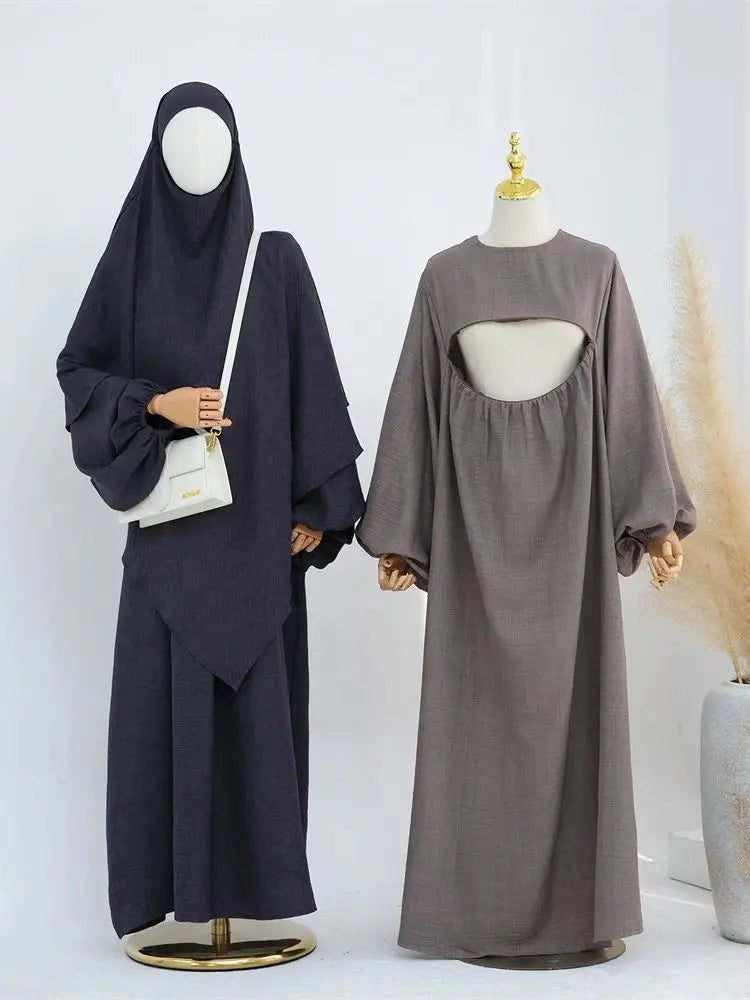 Saviig Ramadan Nursing Dress Musulmans Ensembles Hijab Abaya Kebaya Dubai
