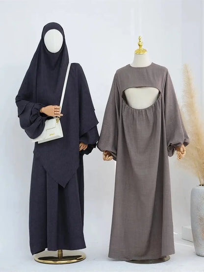 Saviig Ramadan Nursing Dress Musulmans Ensembles Hijab Abaya Kebaya Dubai