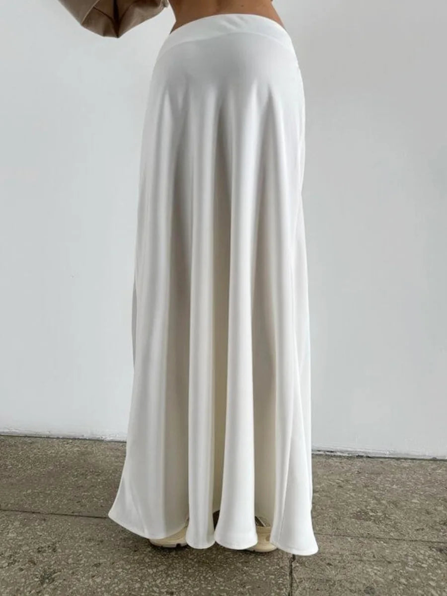 Saviig Solid Color High Waisted Fishtail Skirt for Women - Slim Fit & Comfortable