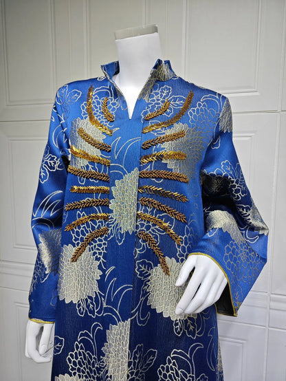 Saviig Ramadan Jalabiya: Luxury Muslim Women Abaya Dress